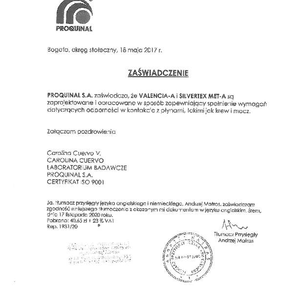 silvertex - tlumaczenie odpornosc krew mocz